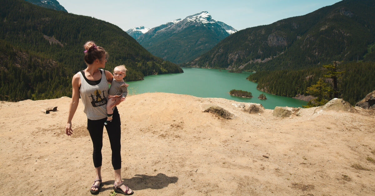 Hiking Baby Carrier on Maui
