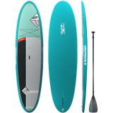 Maui SUP Stand Up Paddle with leash and fin. Maui Surfboard and Maui Baby Rentals 