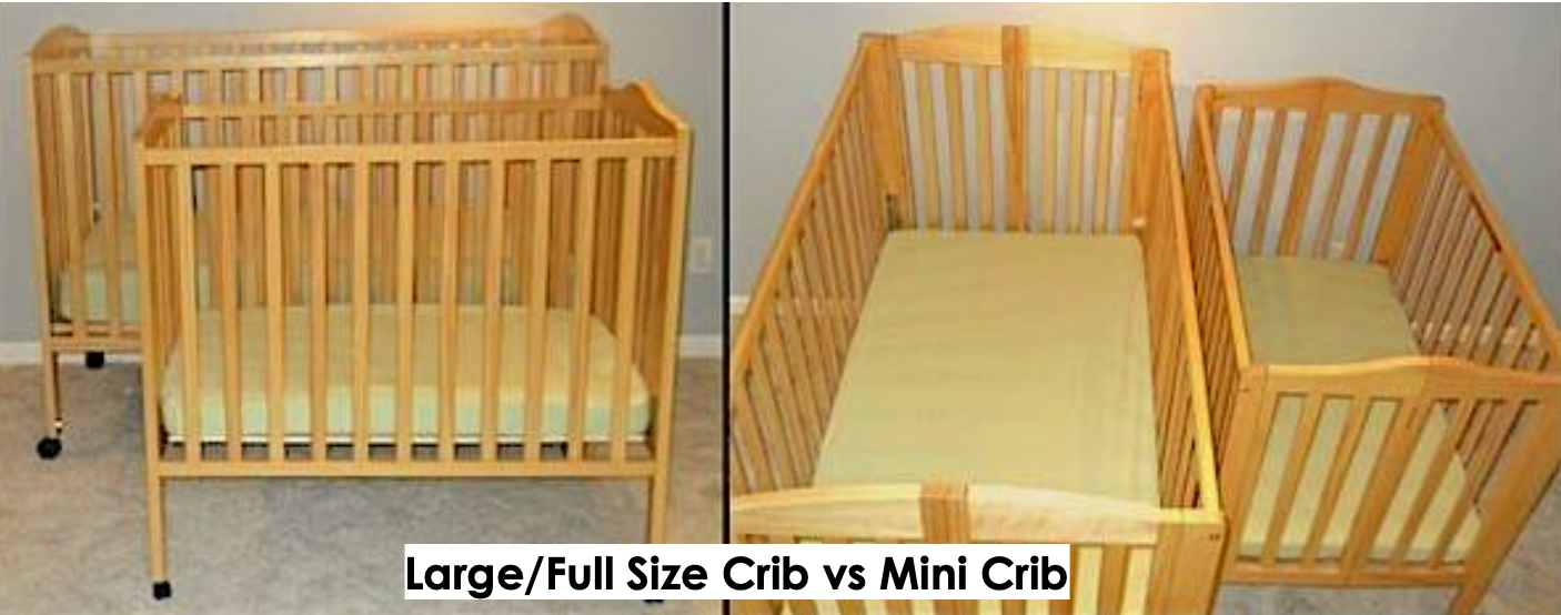 Vs Regular Average Size Of A Crib MINI Baby Crib Mattress Pad