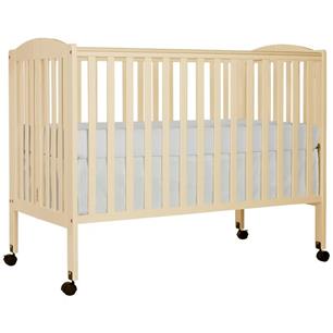 Includes a Dream on Me brand crib (55 x 32 inches) with two bed levels, baby booster chair with tray. baby swing